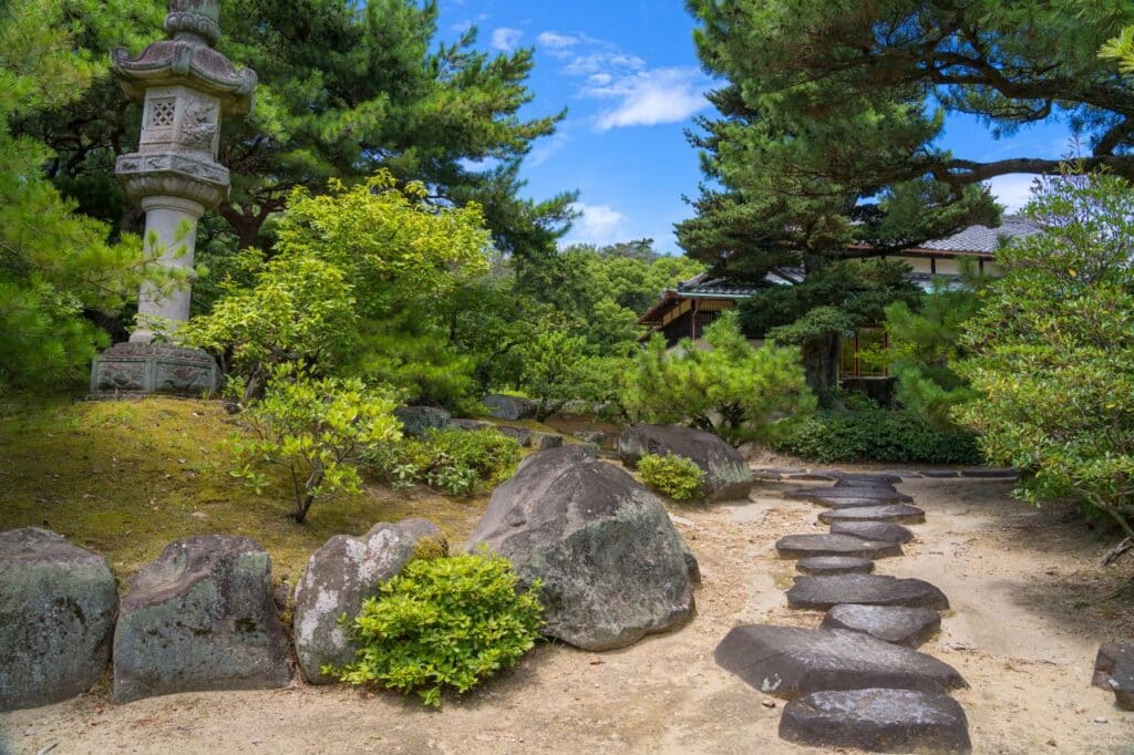 un jardin zen