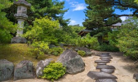 un jardin zen