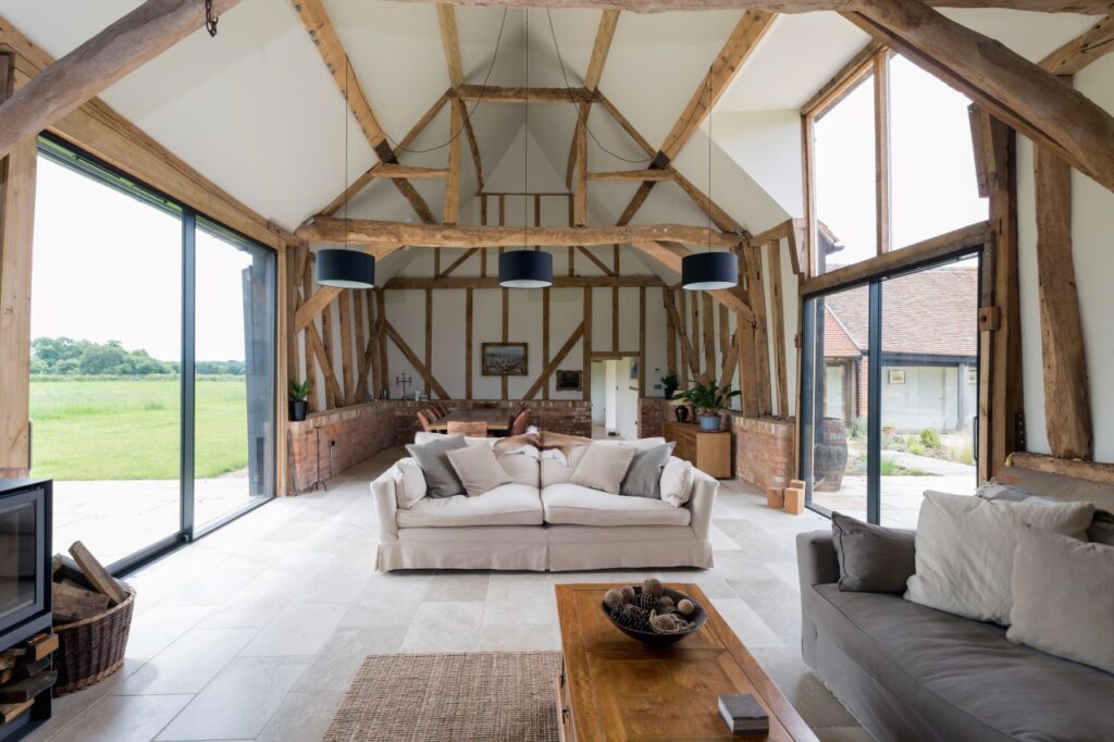 une ancienne grange en maison familiale