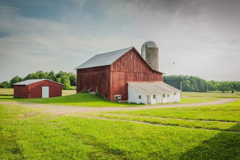 une ferme rustique