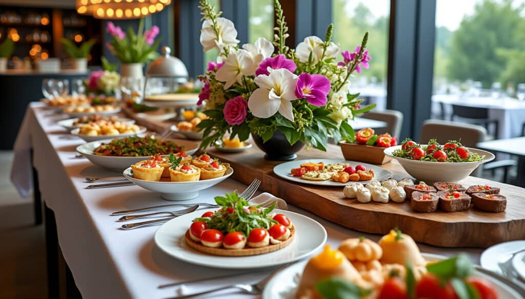 découvrez comment créer un buffet de présentation sur mesure pour votre établissement chr. cette guide vous accompagnera à travers les étapes essentielles pour concevoir un espace attrayant et fonctionnel, adapté à votre style et à vos besoins. valorisez vos plats et offrez une expérience unique à vos clients grâce à des conseils pratiques et des idées innovantes.
