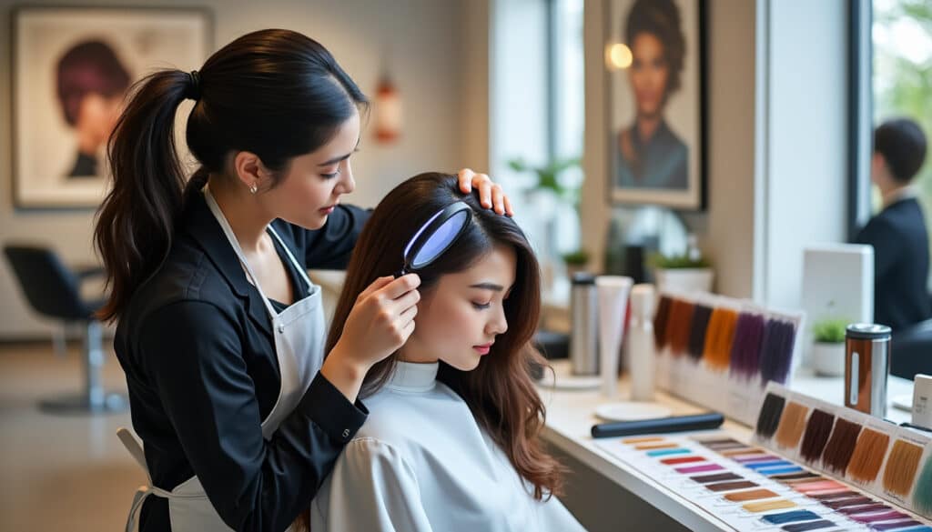 découvrez l'importance d'un diagnostic capillaire avant de procéder à une coloration. ce diagnostic vous permet d'évaluer la santé de vos cheveux, de choisir les produits les mieux adaptés et d'éviter d'éventuels dommages. optimisez votre expérience de coloration et révélez toute la beauté de votre chevelure en prenant soin de votre cuir chevelu.